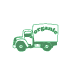 Organic truck icon